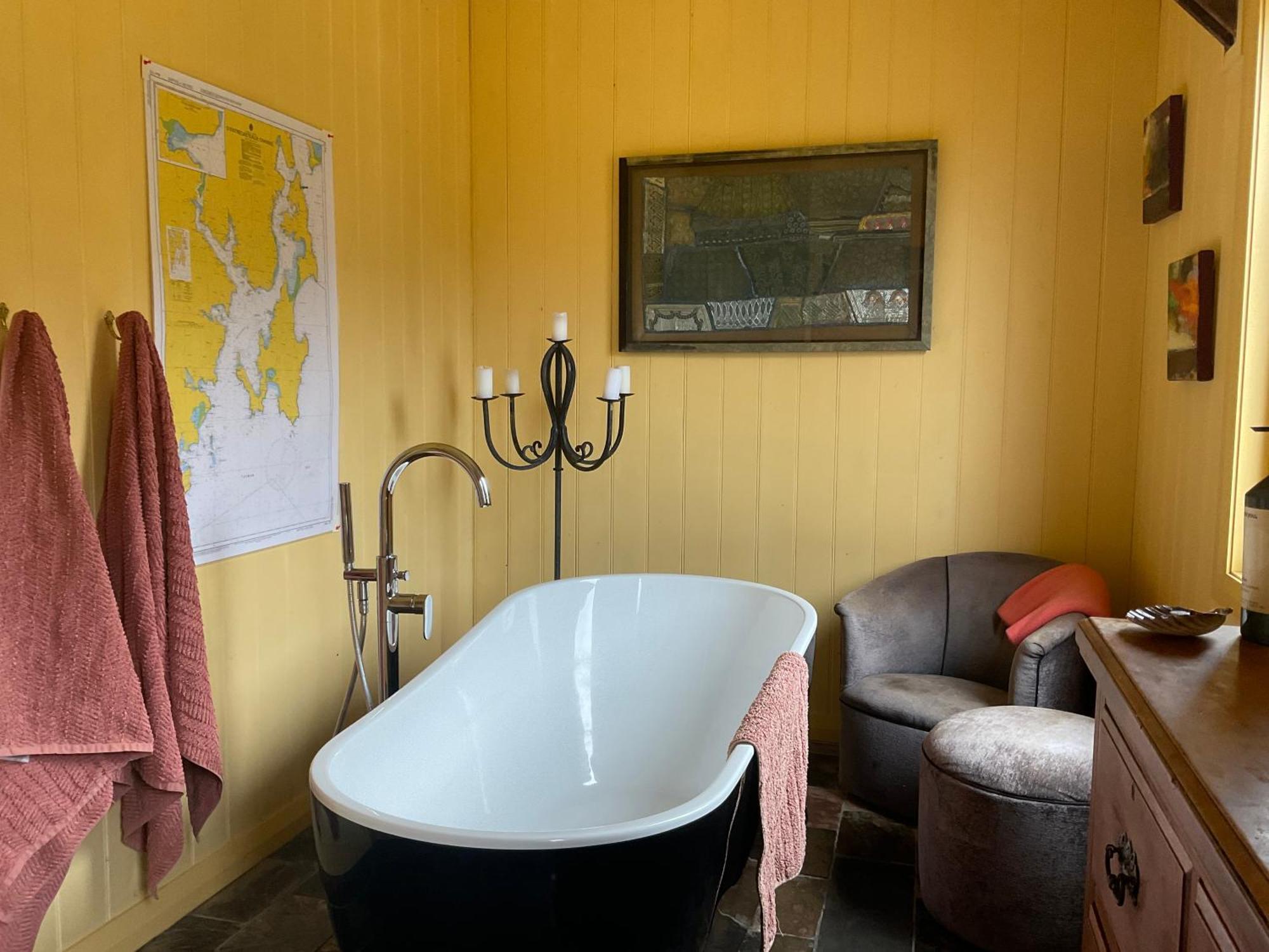 The Woolshed And Farmhouse Blue, Bruny Island Barnes Bay Eksteriør billede