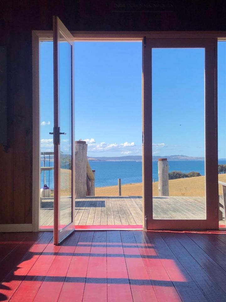 The Woolshed And Farmhouse Blue, Bruny Island Barnes Bay Eksteriør billede